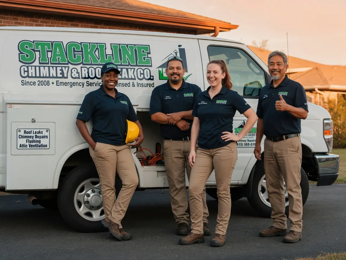 Chimney flashing repair company in Moline, KS